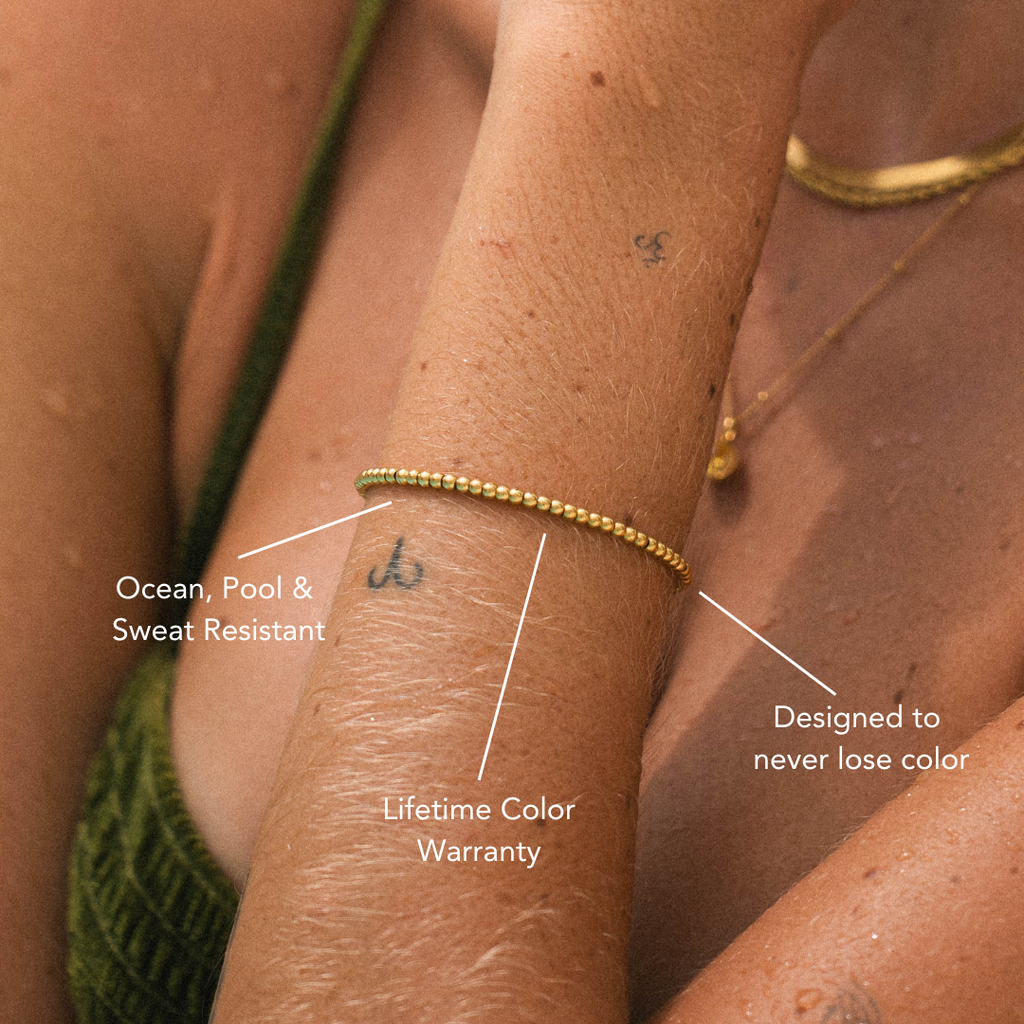Perlée Dorée Bracelet