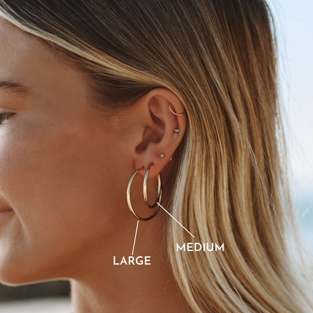 Élise Essential Hoops Earrings
