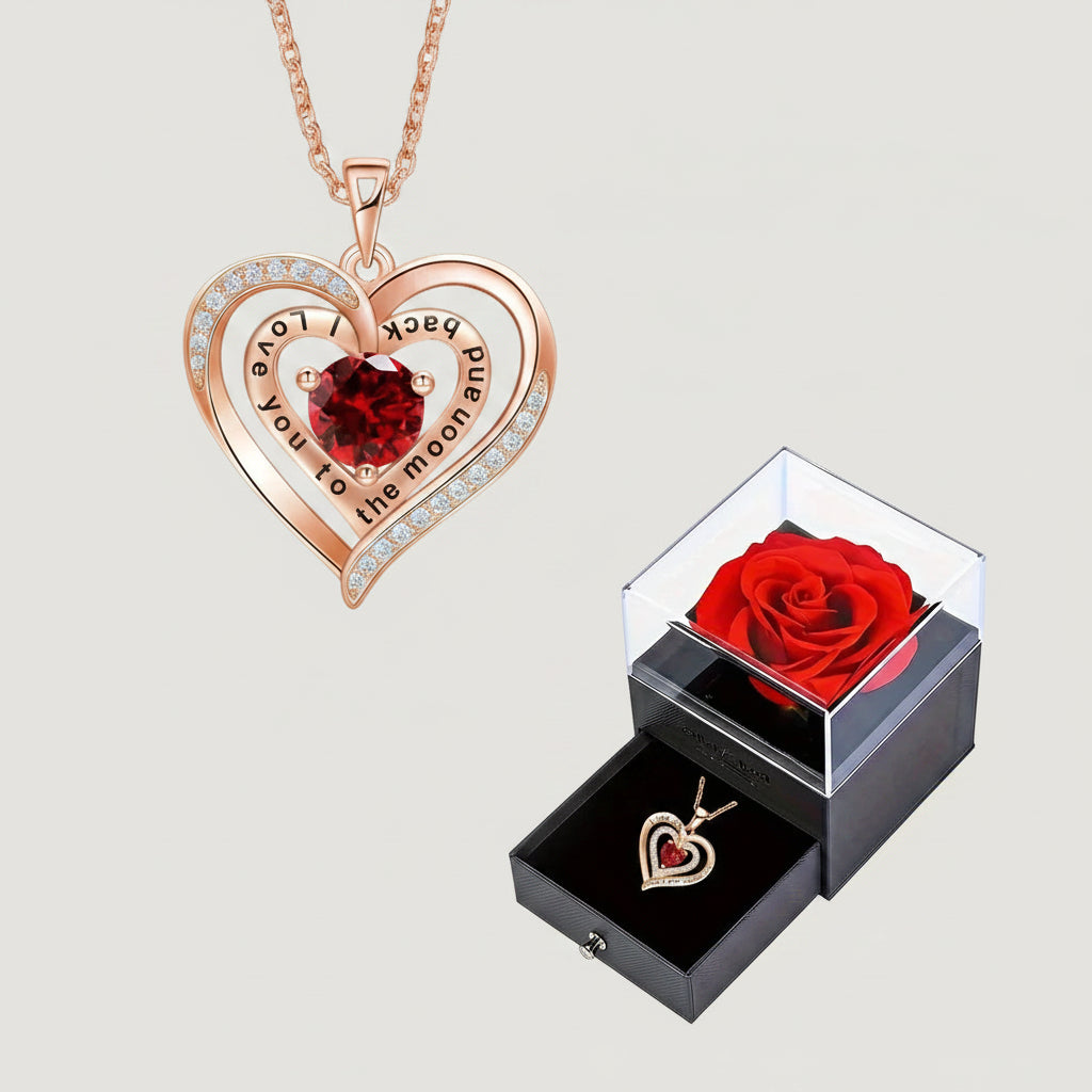 Moon & Back™ Heart Necklace