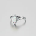 Opaline Crown Ring