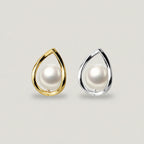 Silver Moon Earring