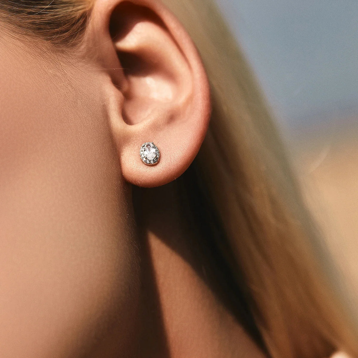 Geometric Glow Earring