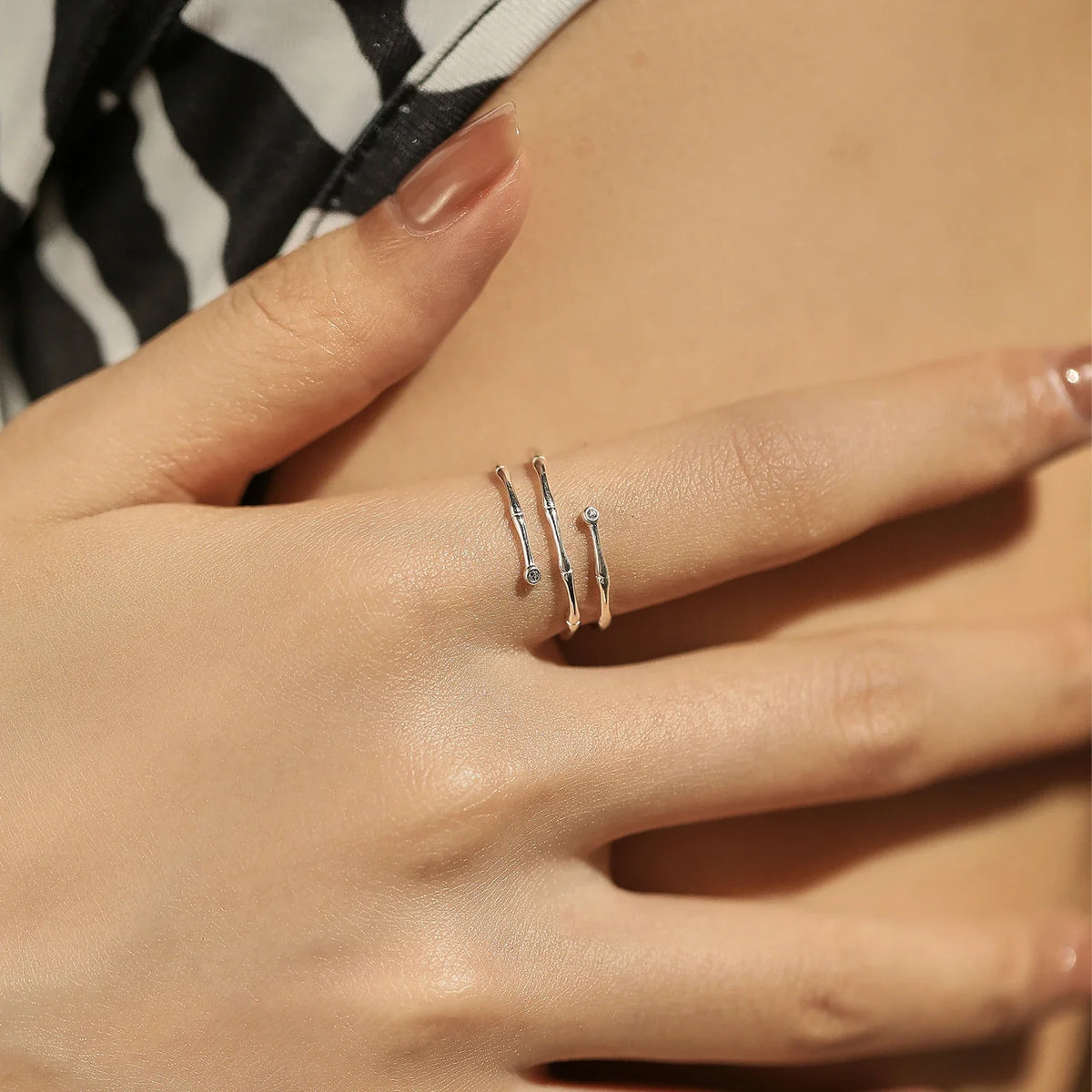 Crystal Geometry Ring