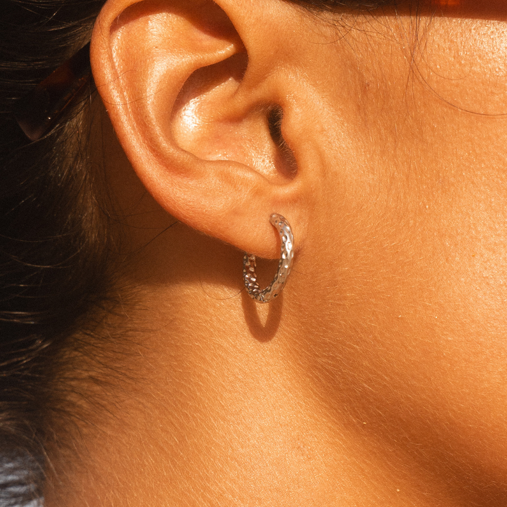 Auréa Martelée Hoops Earrings