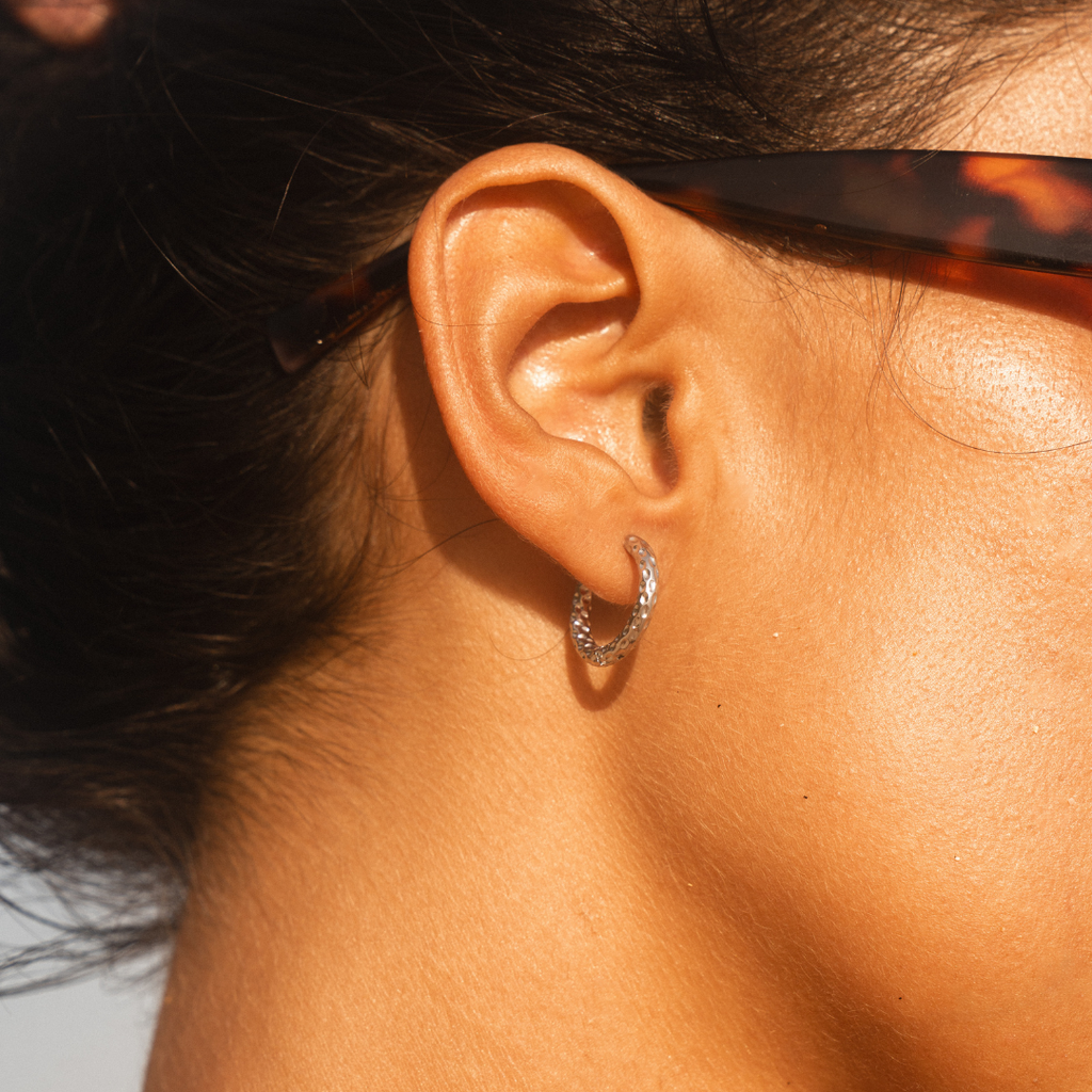 Auréa Martelée Hoops Earrings