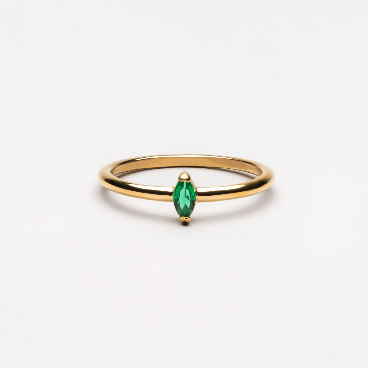 Émeraude Élancée Ring