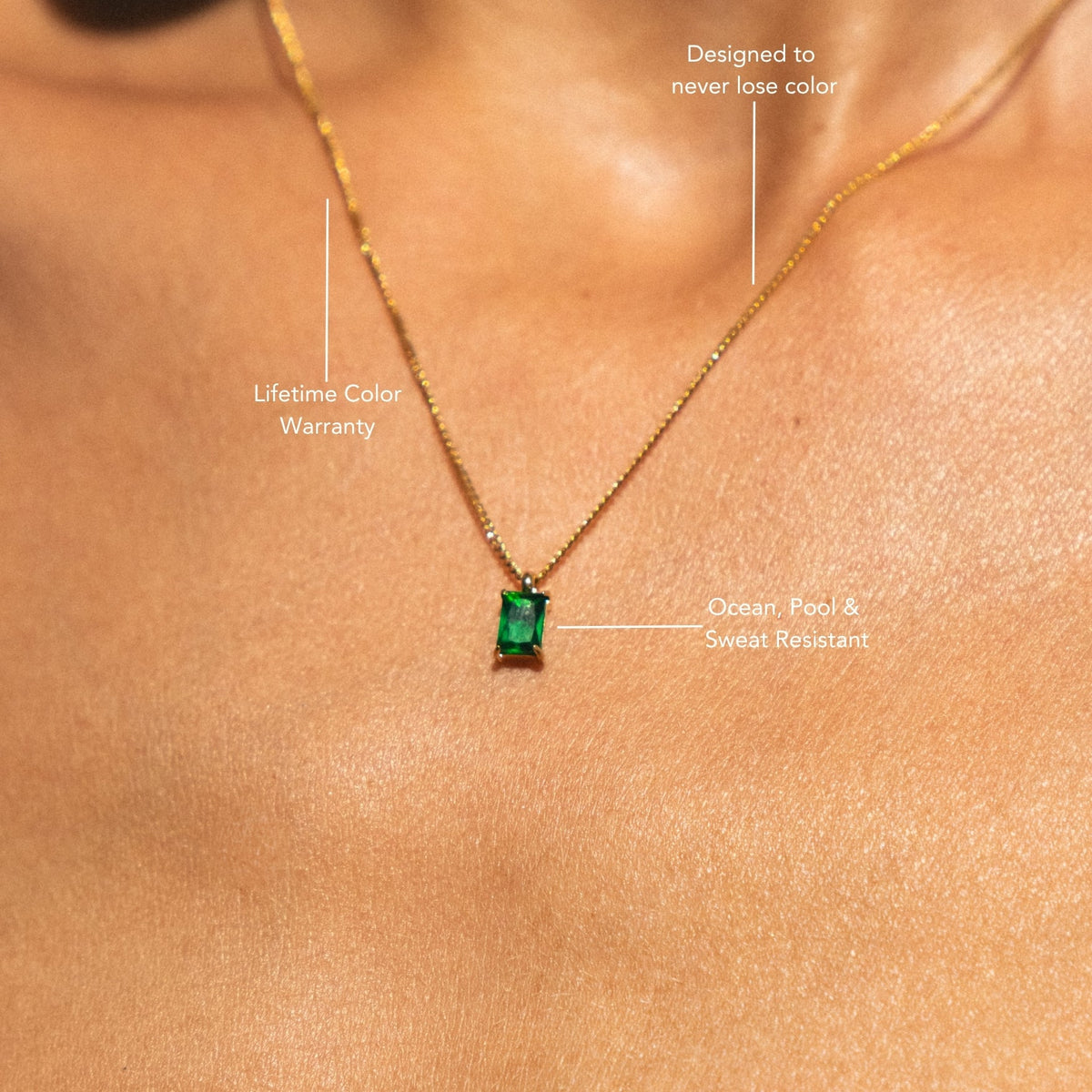 Emeraude Lumi Necklace