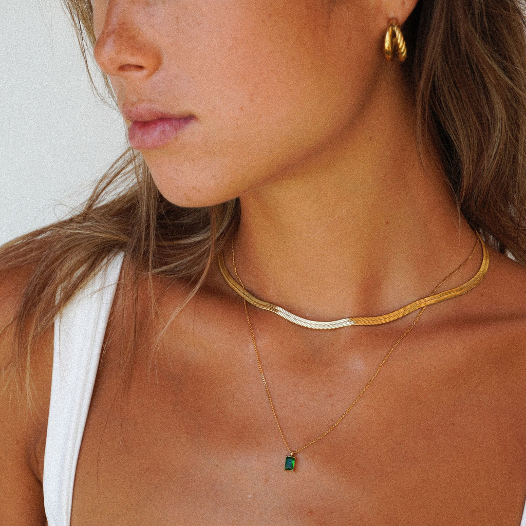 Emeraude Lumi Necklace
