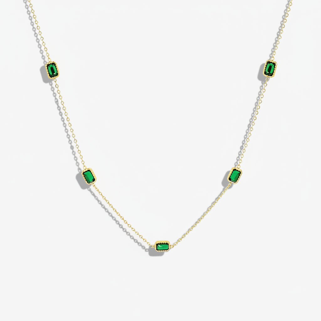 Raja Émeraude Necklace