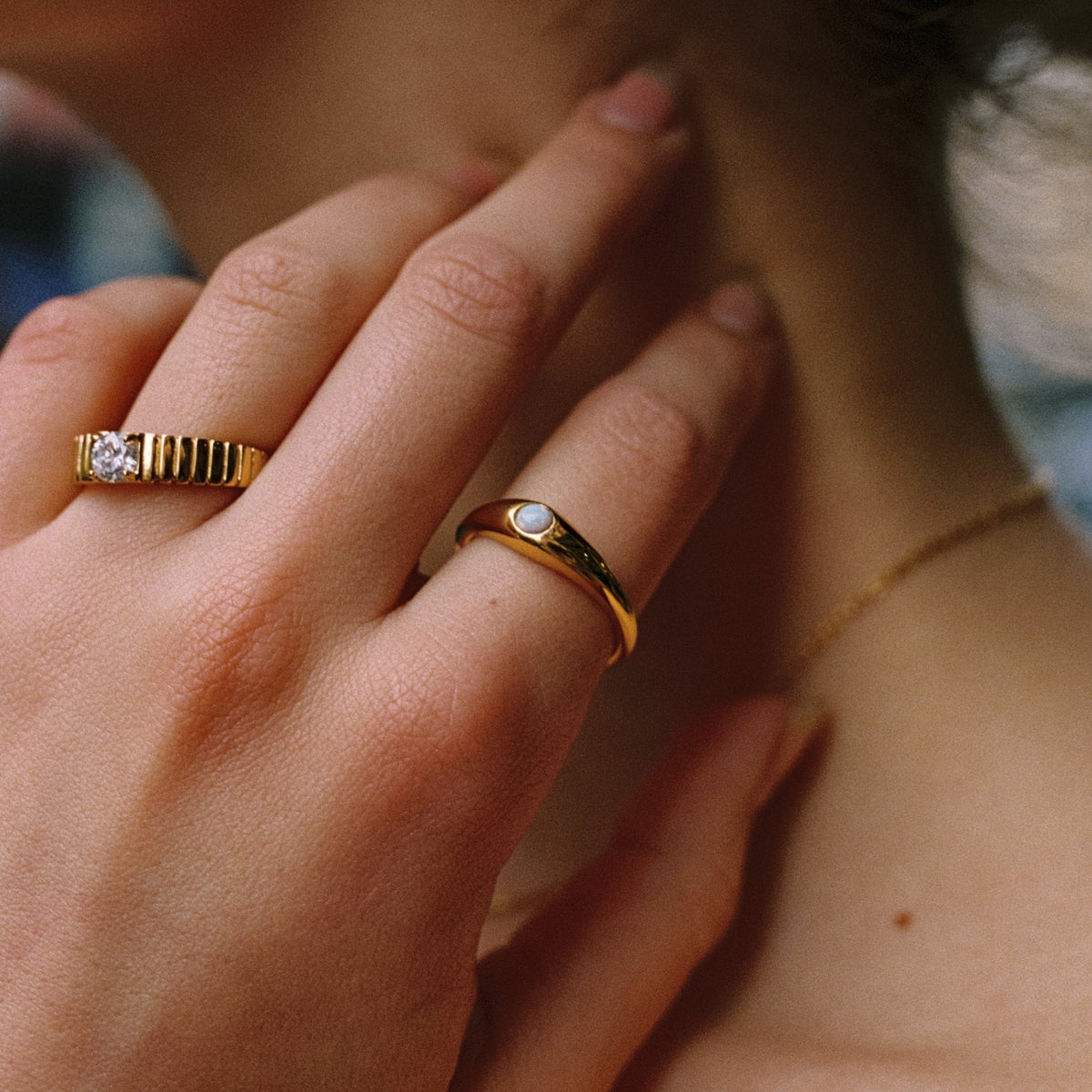 Opaline Étoile Ring