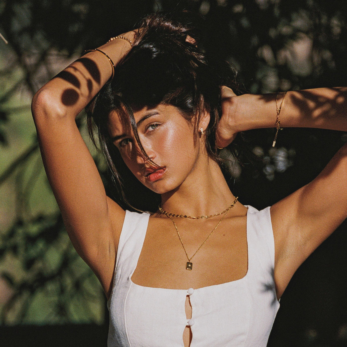 Lumière Perlée Hoops Earrings