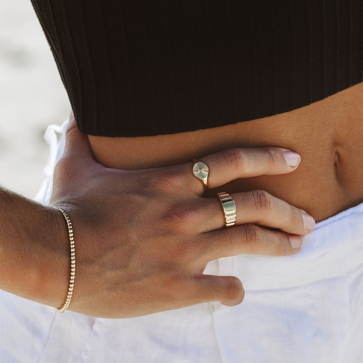 Soleil Signet Ring