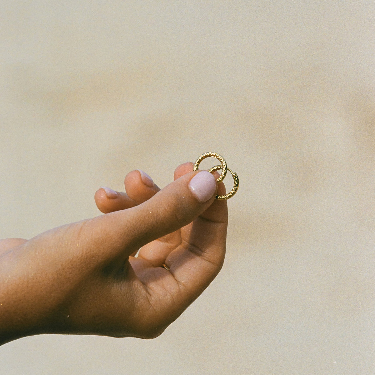 Auréa Martelée Hoops Earrings