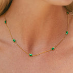 Raja Émeraude Necklace