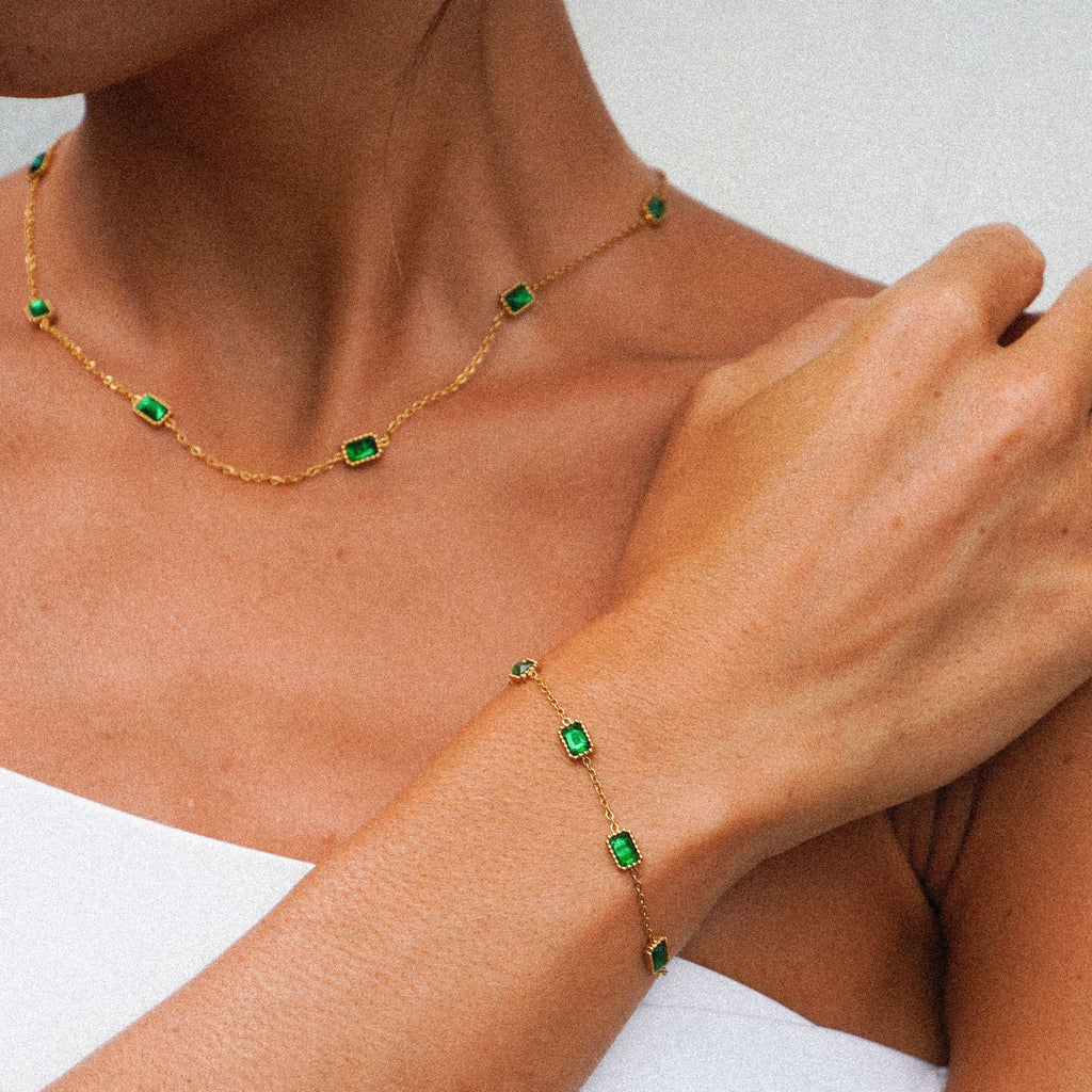 Raja Émeraude Necklace
