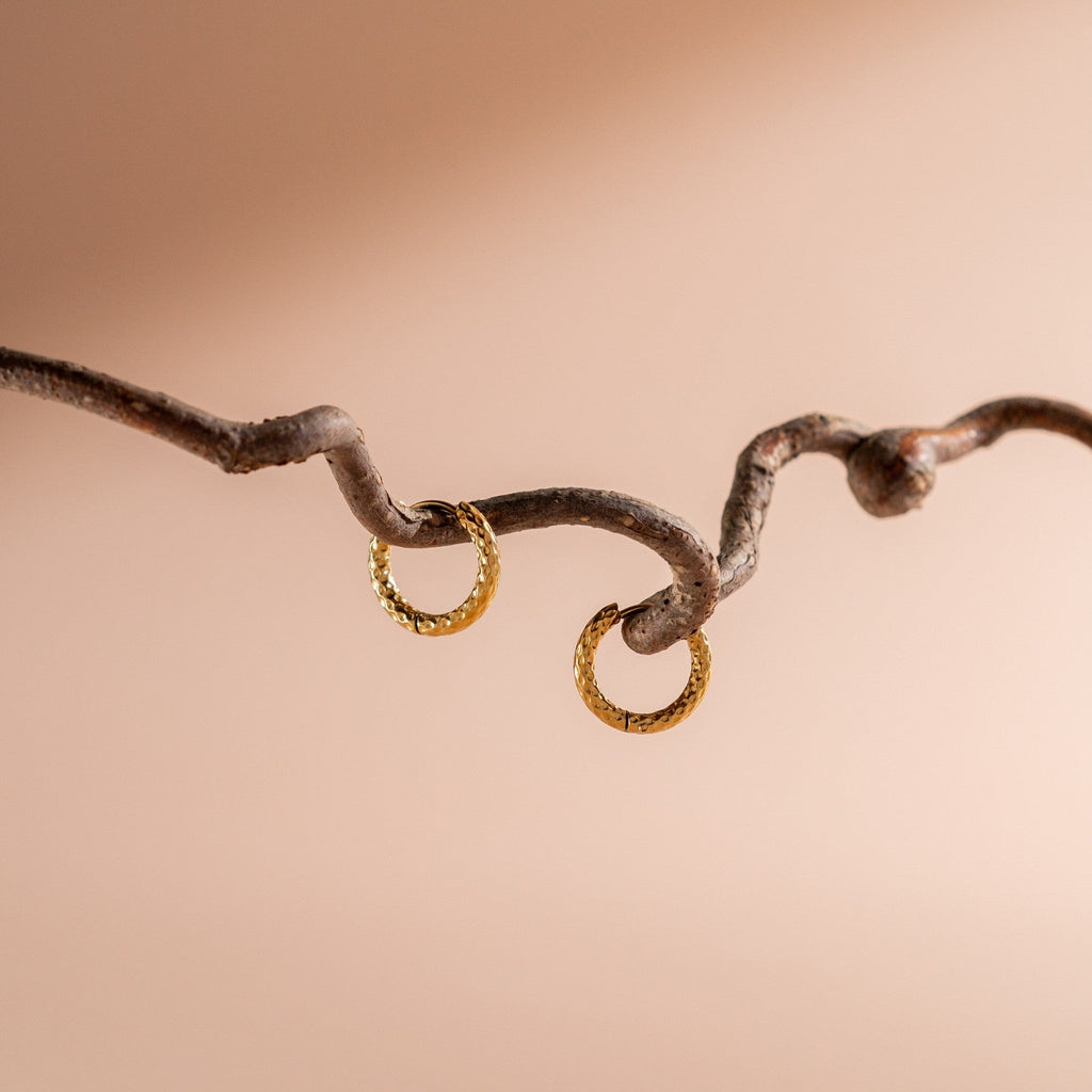 Auréa Martelée Hoops Earrings