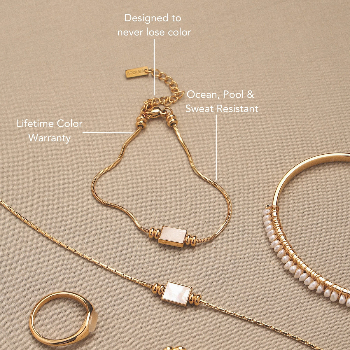Lune Perle Bracelet