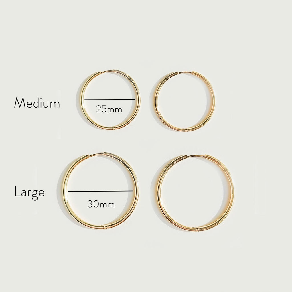 Élise Essential Hoops Earrings
