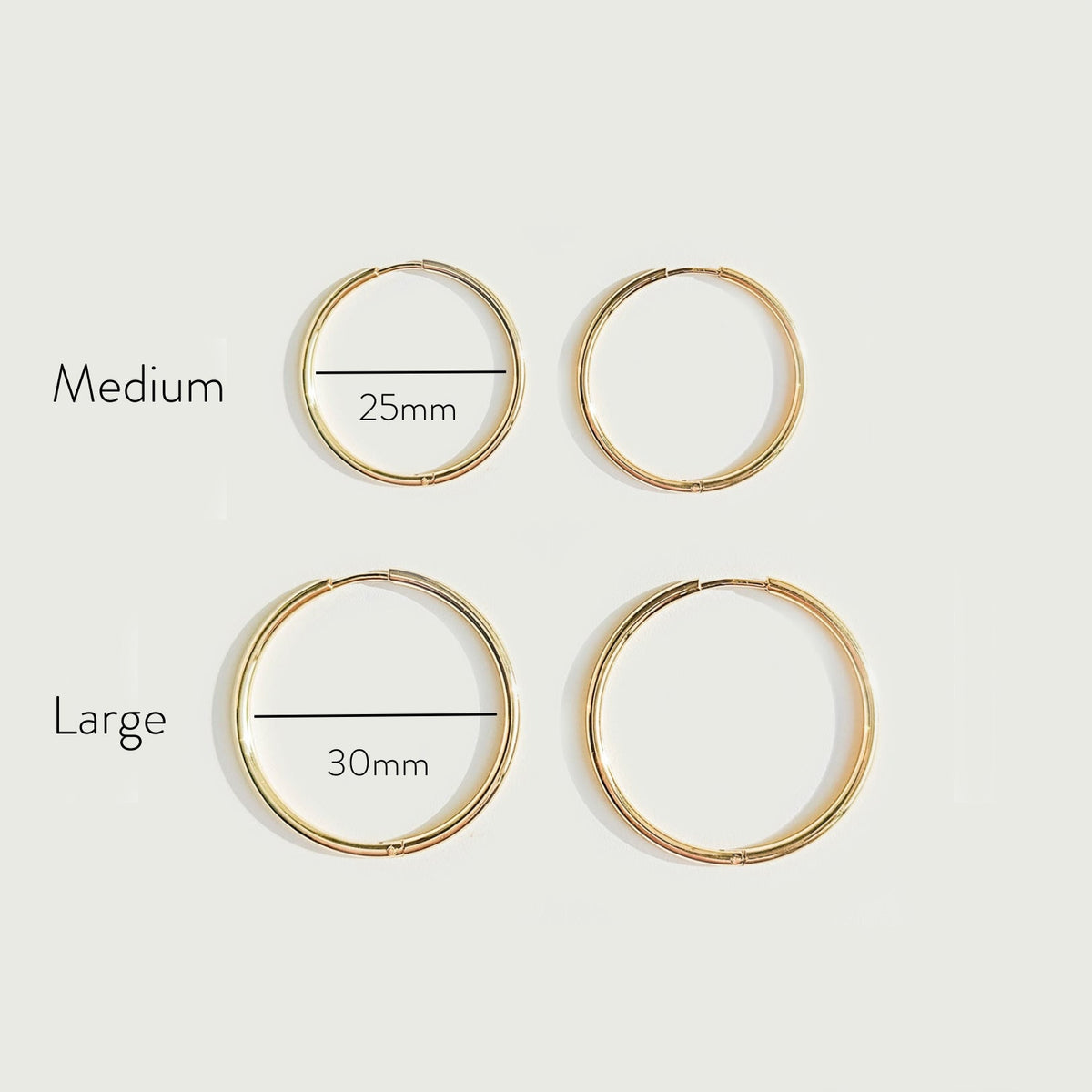 Élise Essential Hoops Earrings