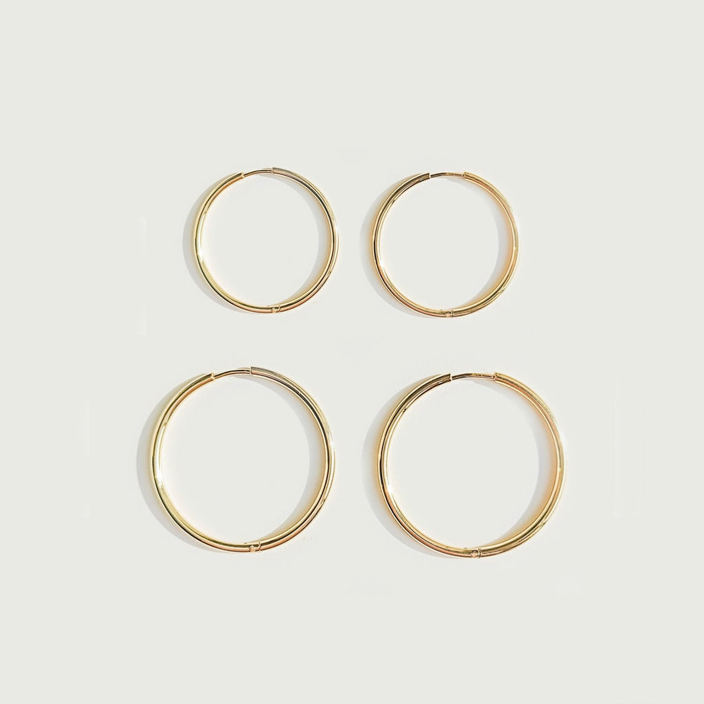 Élise Essential Hoops Earrings