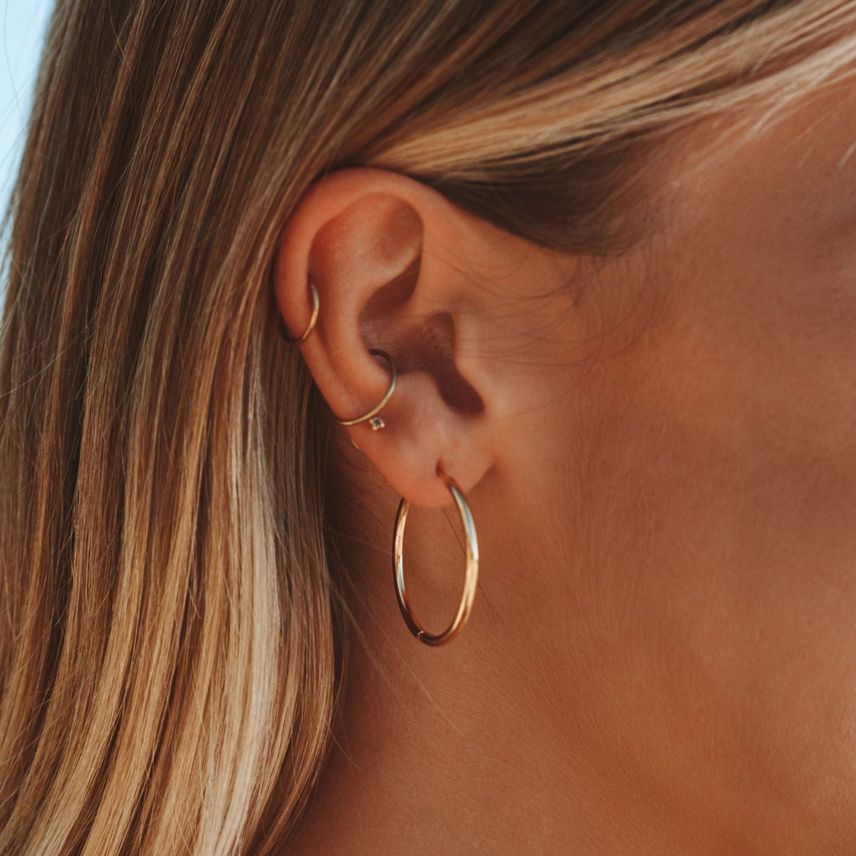 Élise Essential Hoops Earrings