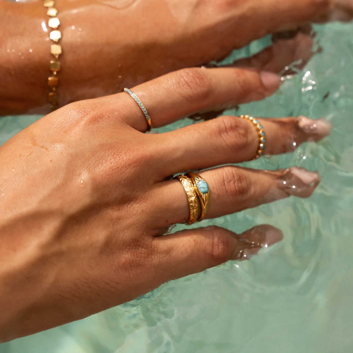 Azure Céleste Ring