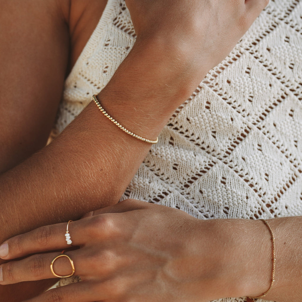 Perlée Dorée Bracelet